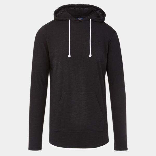 Unisex Miles Slub Hooded Long Sleeve T-Shirt Thumbnail