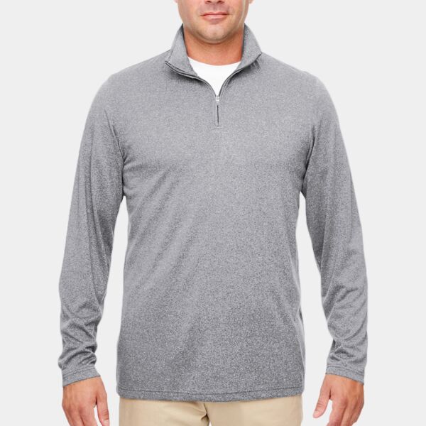 Men's Cool & Dry Heathered Performance Quarter-Zip Pullover Thumbnail