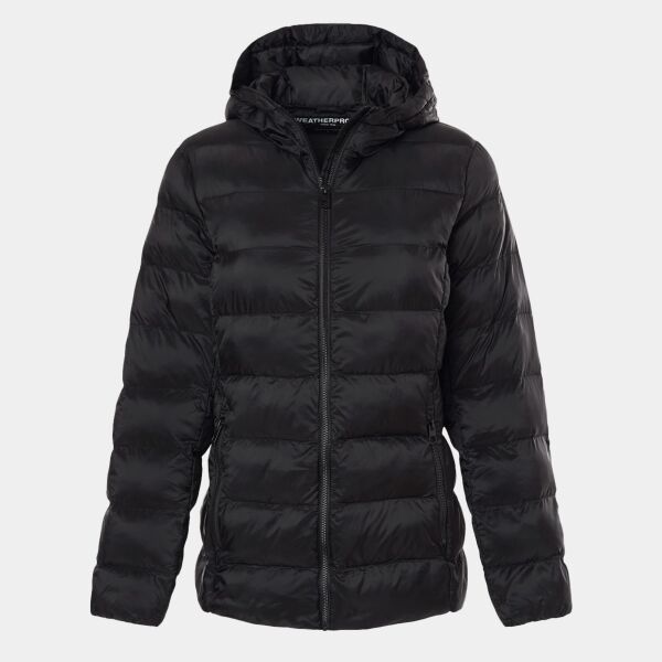 Women's Lightweight Poly-filled Hooded Puffer Jacket Thumbnail