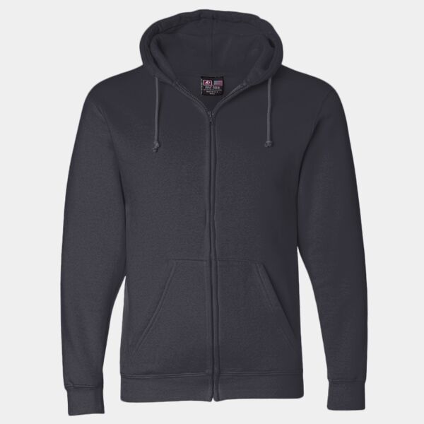 Unisex USA-Made Full-Zip Hooded Sweatshirt Thumbnail
