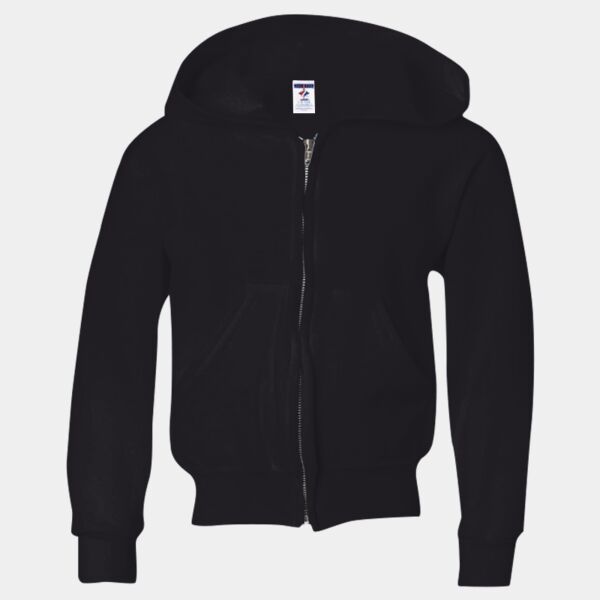 Youth NuBlend® Full-Zip Hooded Sweatshirt Thumbnail