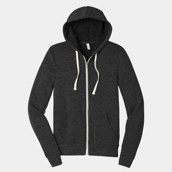 Unisex Triblend Sponge Fleece Full Zip Hoodie Thumbnail