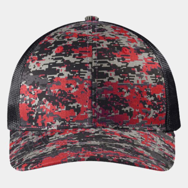 Digi Camo Snapback Trucker Cap Thumbnail